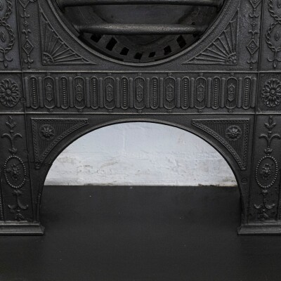 Antique Large Georgian Cast Iron Hob Grate