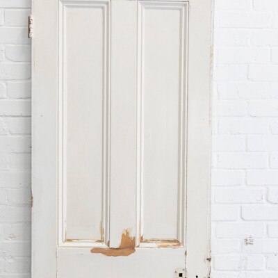 Antique Reclaimed Victorian 4 Panel Door - 211.5cm x 75.5cm