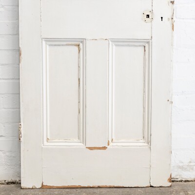 Antique Reclaimed Victorian 4 Panel Door - 211.5cm x 75.5cm