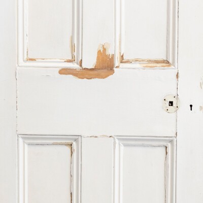 Antique Reclaimed Victorian 4 Panel Door - 211.5cm x 75.5cm