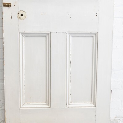 Antique Reclaimed Victorian 4 Panel Door - 211.5cm x 75.5cm