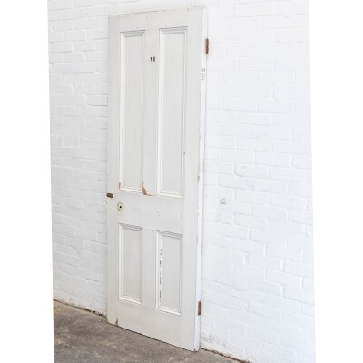 Antique Reclaimed Victorian 4 Panel Door - 211.5cm x 75.5cm