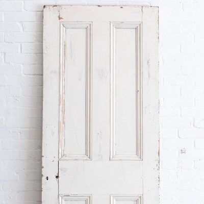 Antique Reclaimed Victorian 4 Panel Door - 199.5cm x 81cm