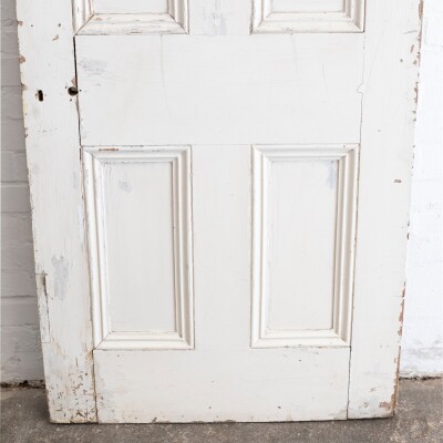 Antique Reclaimed Victorian 4 Panel Door - 199.5cm x 81cm