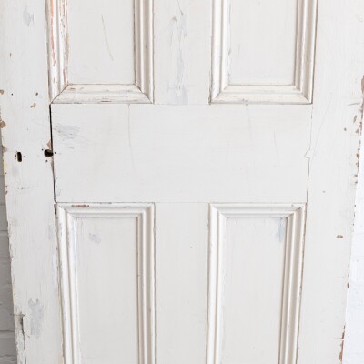 Antique Reclaimed Victorian 4 Panel Door - 199.5cm x 81cm
