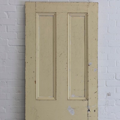 Antique Reclaimed Victorian 4 Panel Door - 199.5cm x 81cm