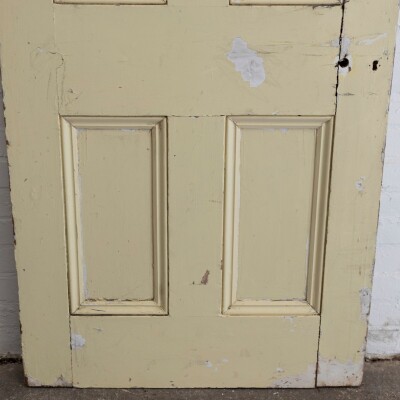Antique Reclaimed Victorian 4 Panel Door - 199.5cm x 81cm