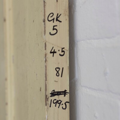 Antique Reclaimed Victorian 4 Panel Door - 199.5cm x 81cm