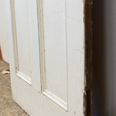 Antique Reclaimed Victorian 4 Panel Door - 199cm x 80.5cm