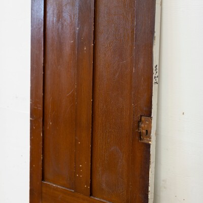 Antique Reclaimed Victorian 4 Panel Door - 199cm x 80.5cm
