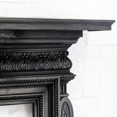 Antique Cast Iron Fireplace Surround