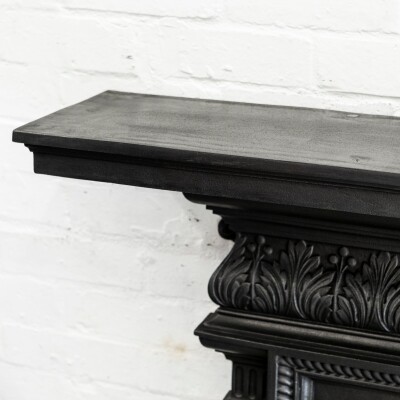Antique Cast Iron Fireplace Surround