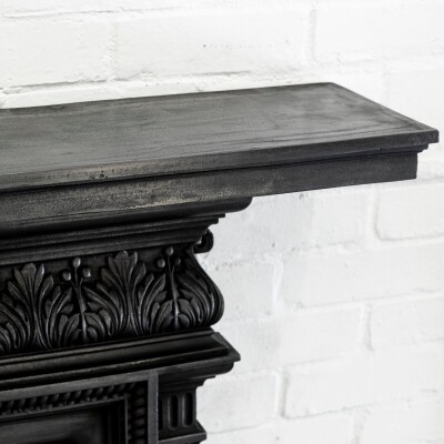 Antique Cast Iron Fireplace Surround
