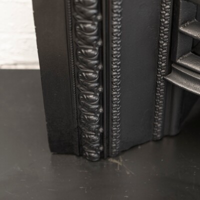 Antique Cast Iron Arched Fireplace Insert