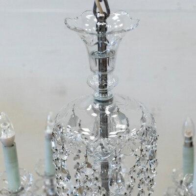 Large Reclaimed Crystal Chandelier | 12 Arm