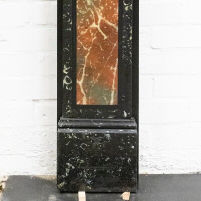 Antique Victorian "Marbelised" Slate Fireplace Surround With Roudels