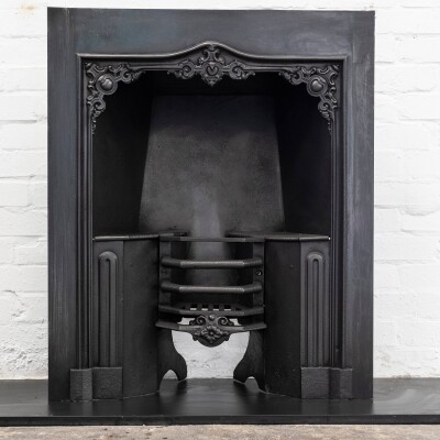 Antique Ornate Late Georgian / Early Victorian Cast Iron Insert