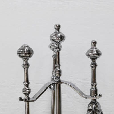 Antique Steel Fireplace Companion Set