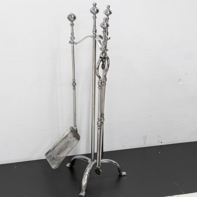Antique Steel Fireplace Companion Set