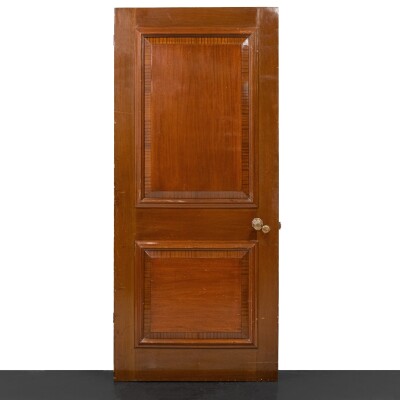 Large Mahogany Door Reclaimed from Clothworkers' Hall London 202.5cm x 83.5cm