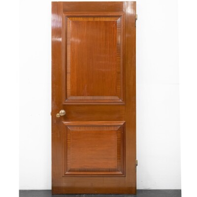 Large Mahogany Door Reclaimed from Clothworkers' Hall London 202.5cm x 83.5cm