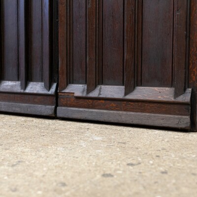 Reclaimed Antique Oak Double Doors 213.5cm x 147cm
