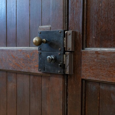 Reclaimed Antique Oak Double Doors 213.5cm x 147cm