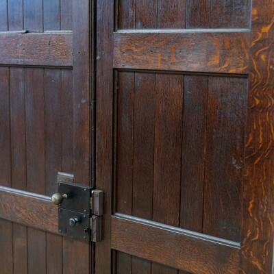 Reclaimed Antique Oak Double Doors 213.5cm x 147cm