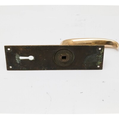 Reclaimed Polished Brass Lever Door Handles (45 Pairs Available)