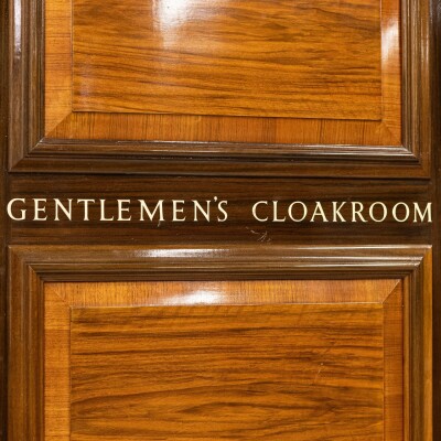 Walnut Cloakroom Doors Reclaimed From Clothworkers' Hall