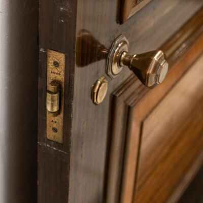Walnut Cloakroom Doors Reclaimed From Clothworkers' Hall