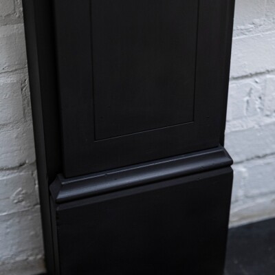 Antique Victorian Slate Fireplace Surround With Corbels