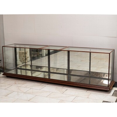 Antique Victorian Mahogany Shop Counter | Display Cabinet