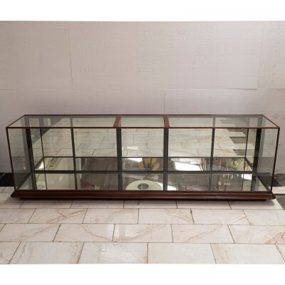Antique Victorian Mahogany Shop Counter | Display Cabinet
