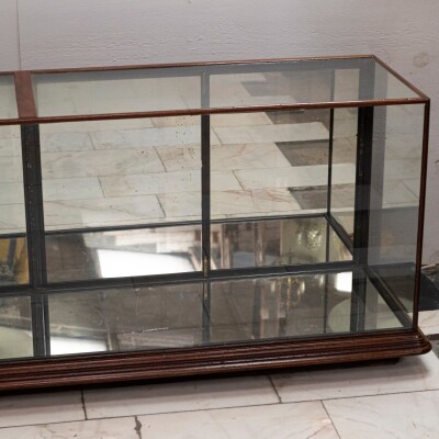 Antique Victorian Mahogany Shop Counter | Display Cabinet