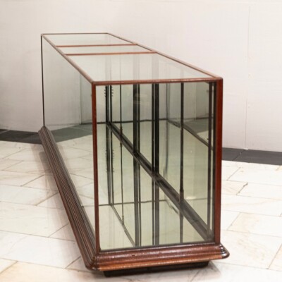 Antique Victorian Mahogany Shop Counter | Display Cabinet