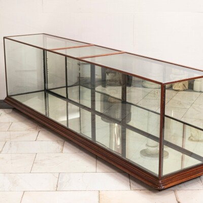 Antique Victorian Mahogany Shop Counter | Display Cabinet