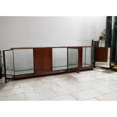 Antique Victorian Mahogany Shop Counter | Display Cabinet