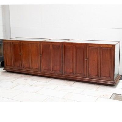 Antique Victorian Mahogany Shop Counter | Display Cabinet
