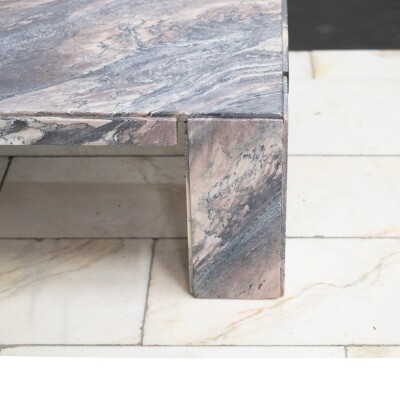 Reclaimed Mid Century Marble Coffee Table