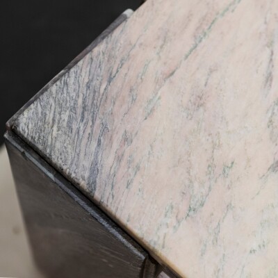 Reclaimed Mid Century Marble Coffee Table