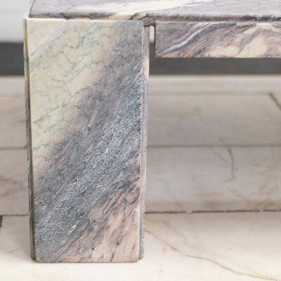 Reclaimed Mid Century Marble Coffee Table