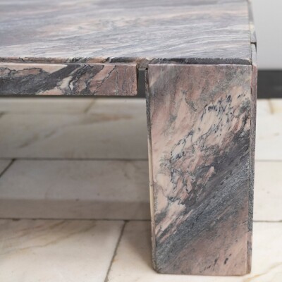 Reclaimed Mid Century Marble Coffee Table
