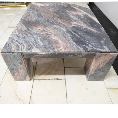 Reclaimed Mid Century Marble Coffee Table