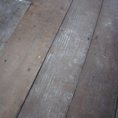 17th Century original Oak floorboards