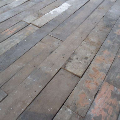 17th Century original Oak floorboards