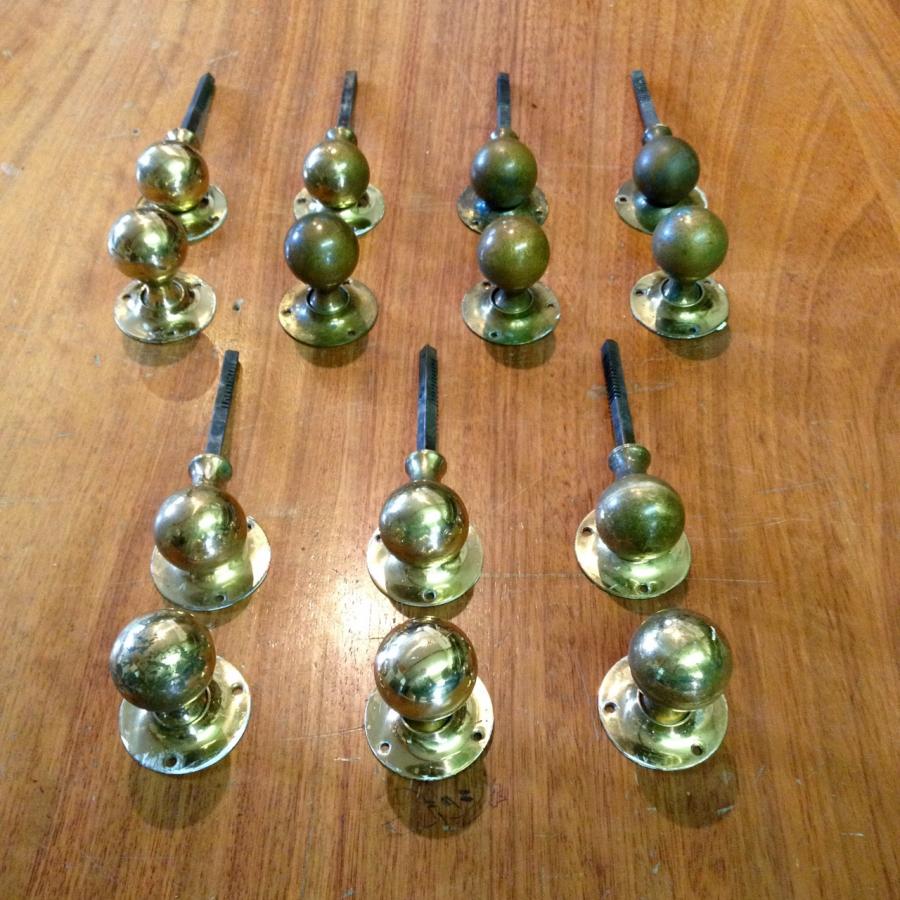 Reclaimed Brass Door Handles V&V Reclamation