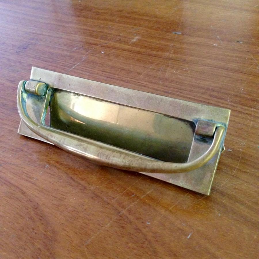 Reclaimed Brass Letter Box V V Reclamation
