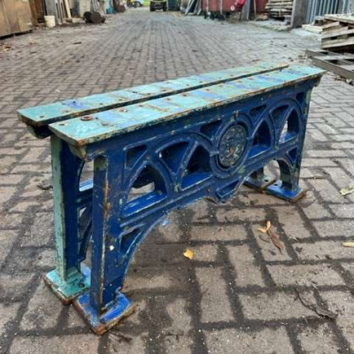 Cast Iron Bench-ends from Vicarage Field