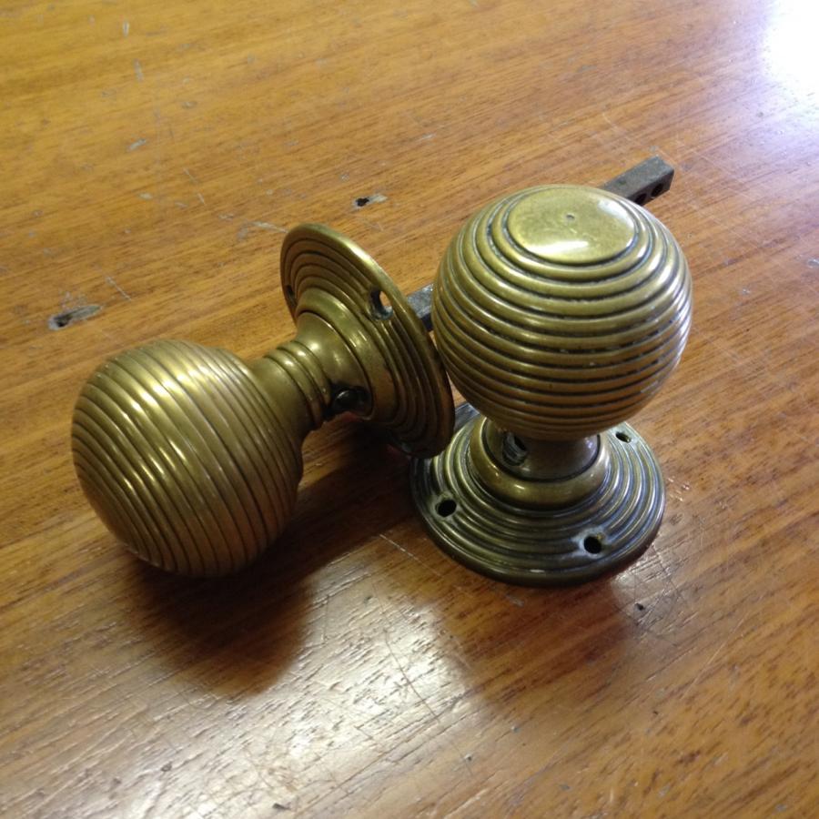 A Pair Of Beehive Door Knobs V&V Reclamation
